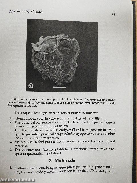 Plant Cell and Tissue Culture