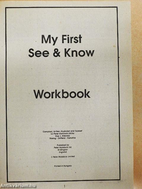 My First See and Know - Workbook