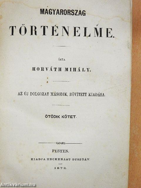 Magyarország történelme V. (töredék) (rossz állapotú)