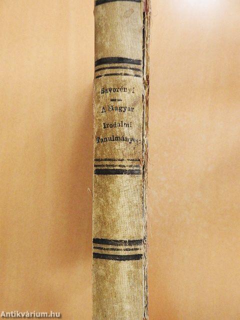 A magyar irodalmi tanulmányok kézikönyve (rossz állapotú)
