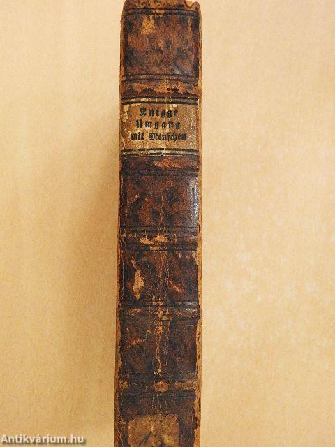 Über den Umgang mit Menschen (gótbetűs) (rossz állapotú)