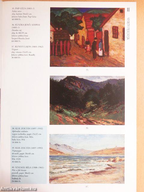 Műgyűjtők Galériája Aukciós Ház 24. árverése