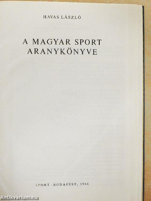 A magyar sport aranykönyve