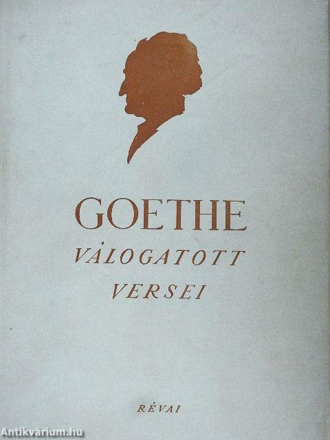 Goethe válogatott versei