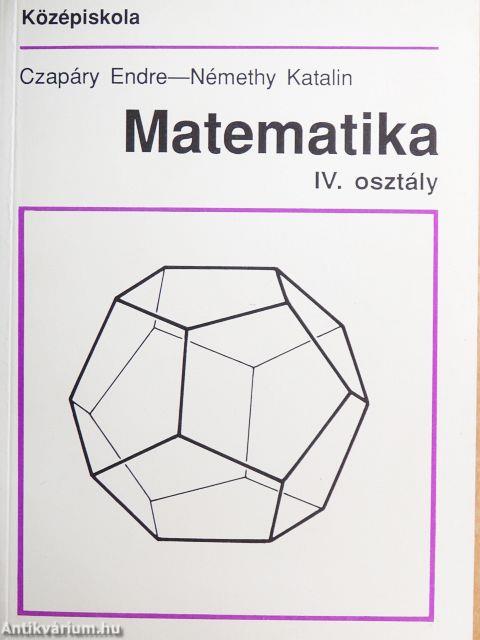 Matematika IV.