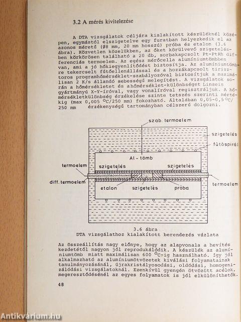 Fémtani vizsgálatok