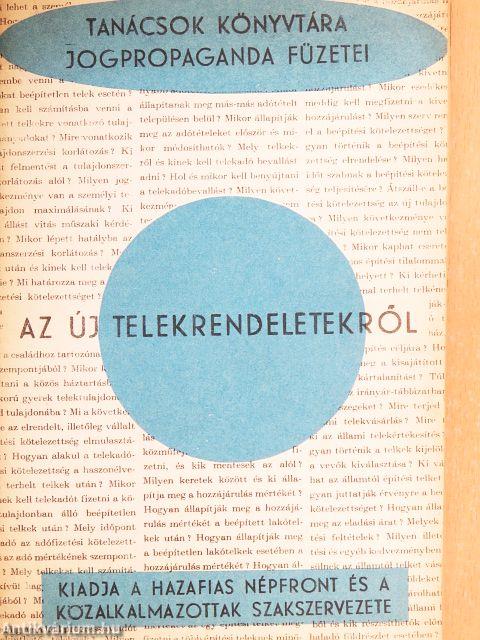 Az új telekrendeletekről