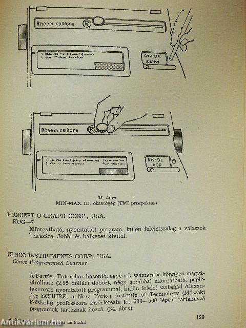 Bevezetés a programozott tanításba