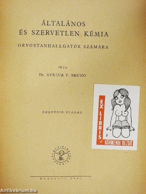 Általános és szervetlen kémia