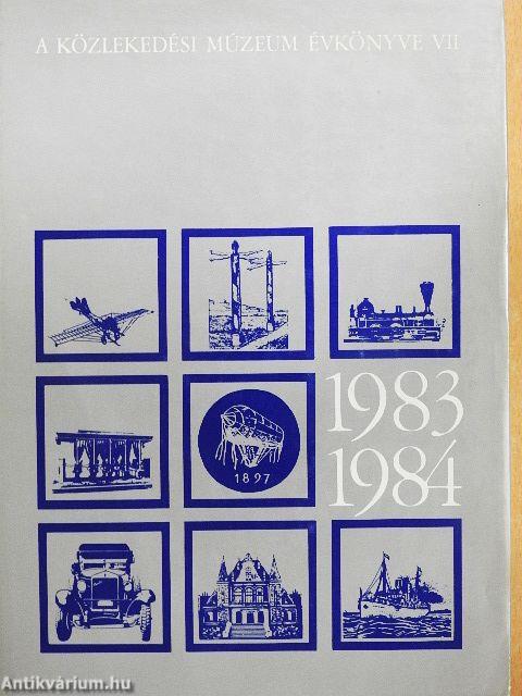 A Közlekedési Múzeum Évkönyve VII.