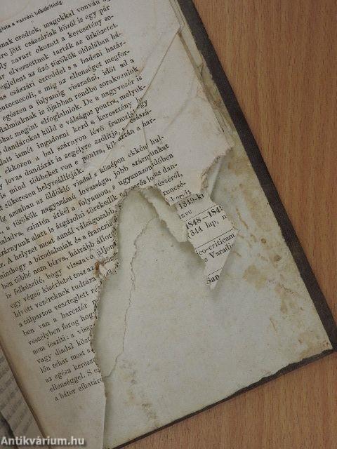 Magyarország történelme V. (töredék) (rossz állapotú)