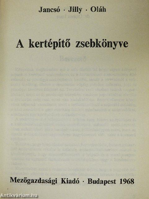 A kertépítő zsebkönyve