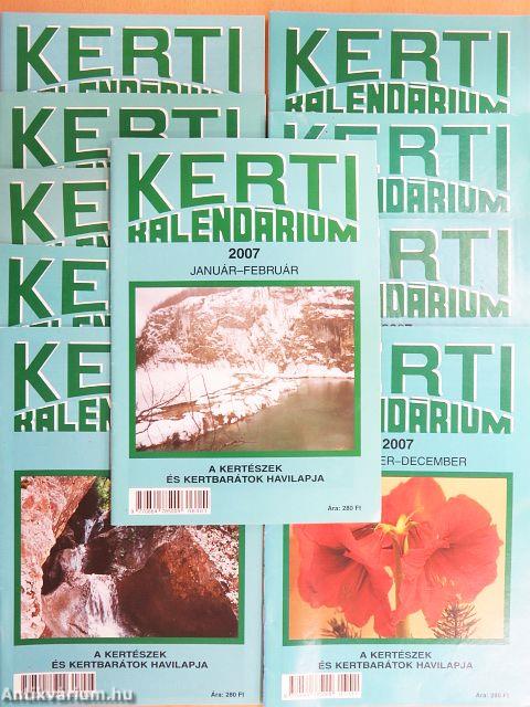 Kerti Kalendárium 2007. január-december