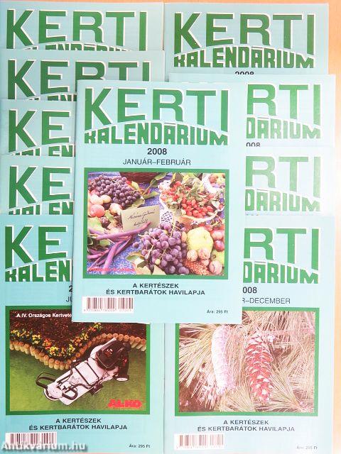 Kerti Kalendárium 2008. január-december