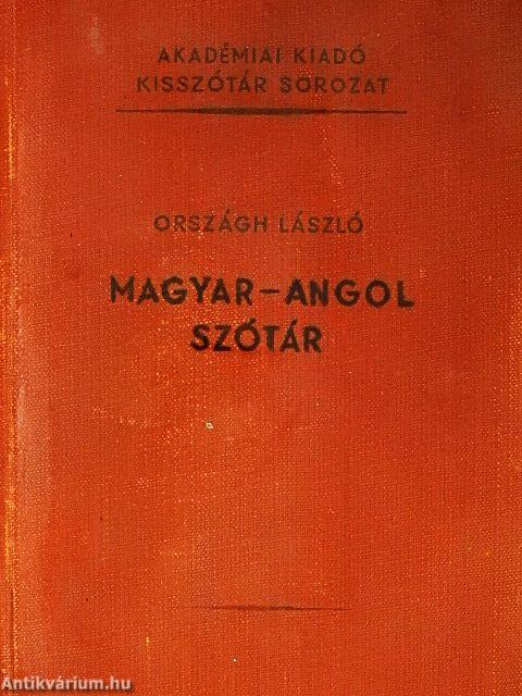 Magyar-angol szótár