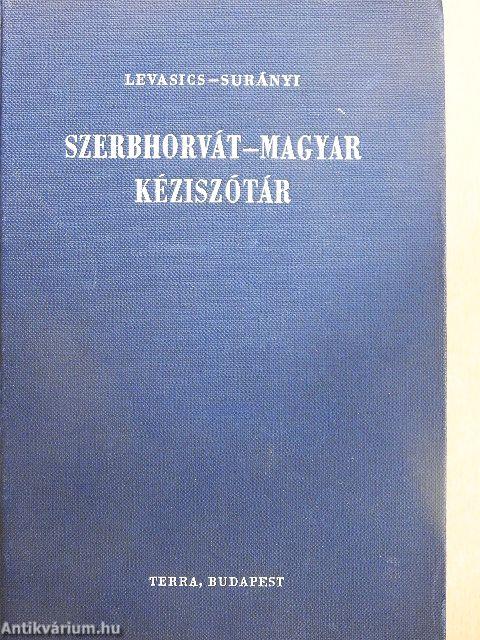 Szerbhorvát-magyar kéziszótár
