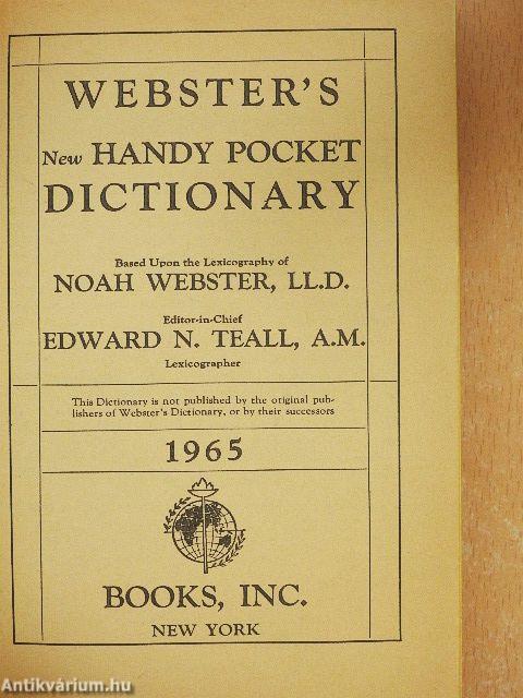 Webster's New Handy Pocket Dictionary