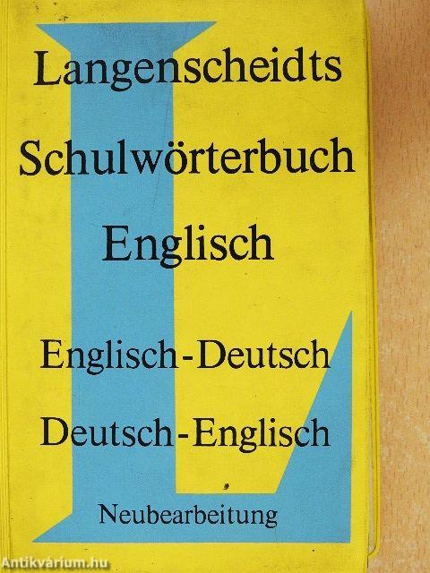 Langenscheidts Schulwörterbuch Englisch