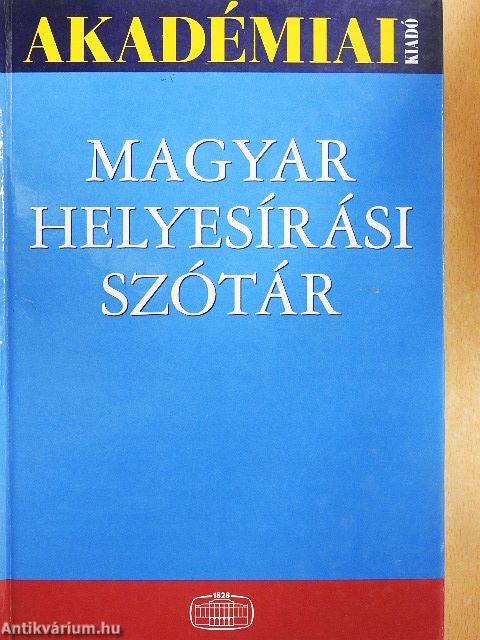 Magyar helyesírási szótár