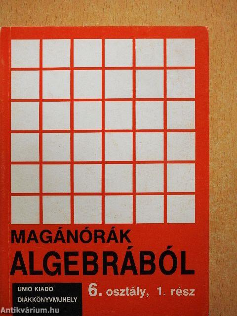 Magánórák algebrából 6/1.