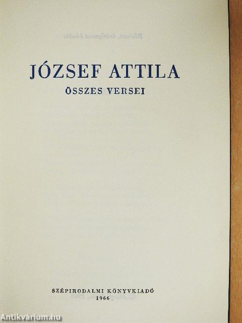 József Attila összes versei