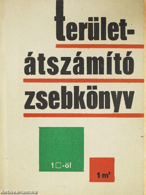 Területátszámító zsebkönyv