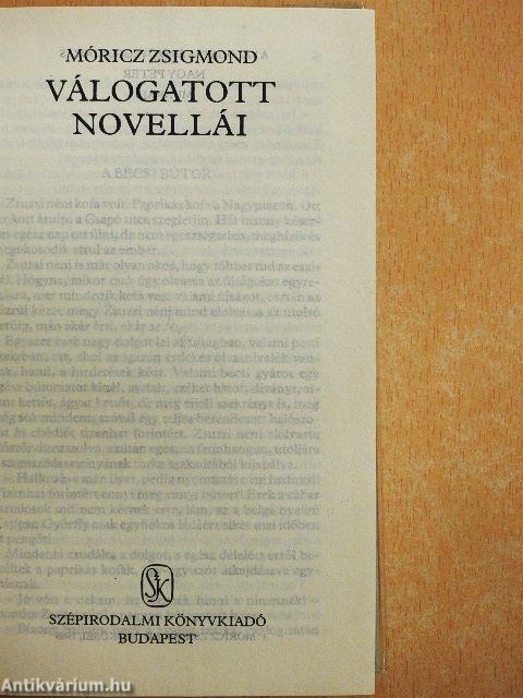 Móricz Zsigmond válogatott novellái