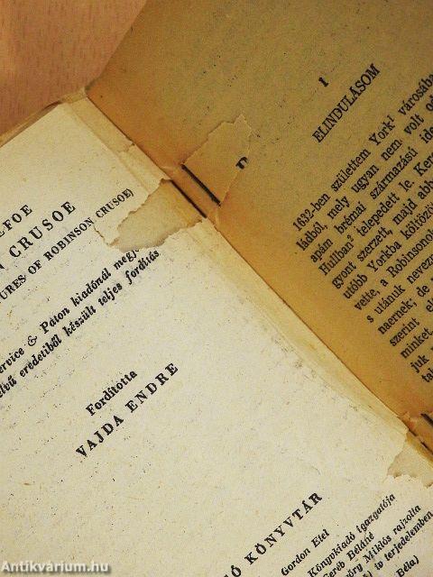 Robinson Crusoe I-II.