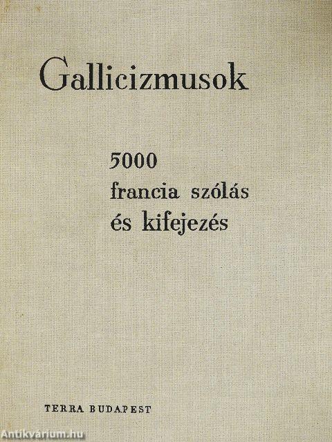 Gallicizmusok