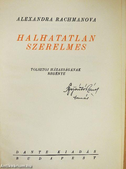 Halhatatlan szerelmes