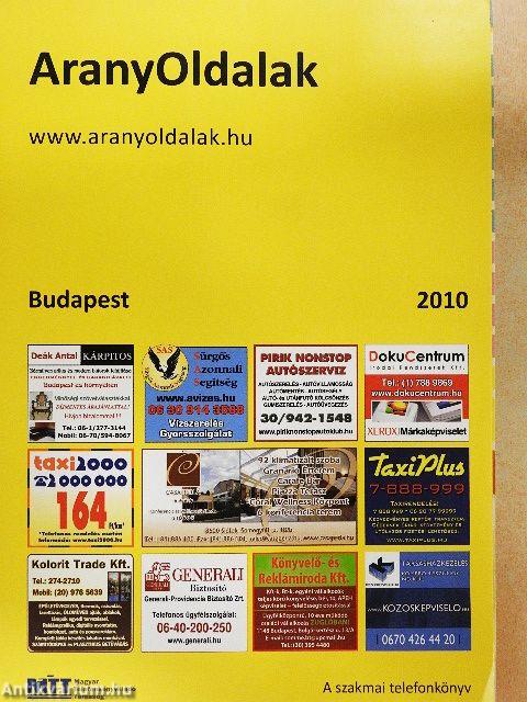 Arany Oldalak - Budapest 2010