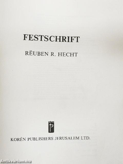 Festschrift - Rëuben R. Hecht