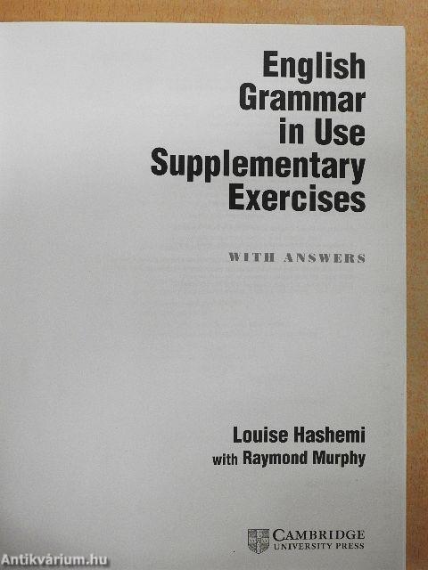 English Grammar in Use Supplementary Exercises with answers