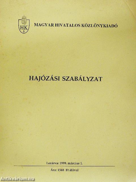 Hajózási szabályzat