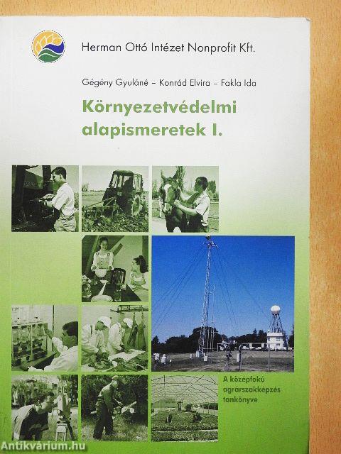 Környezetvédelmi alapismeretek I.