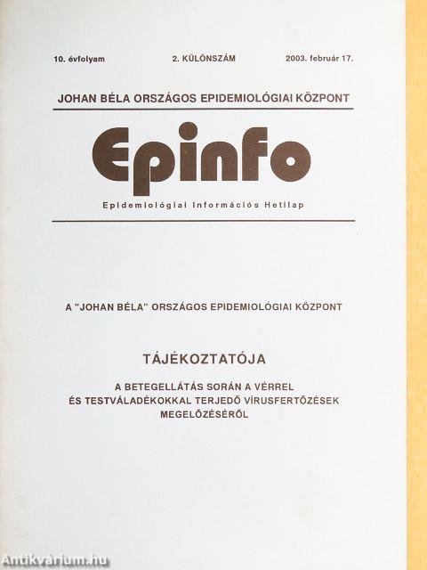 Epinfo - 2003. február 17. - Különszám