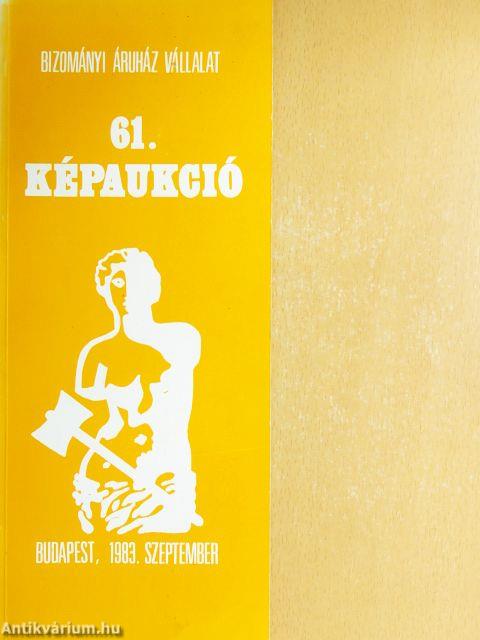 Bizományi Áruház Vállalat 61. képaukció