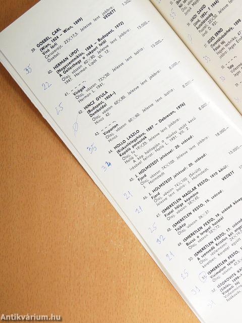 Bizományi Áruház Vállalat 61. képaukció