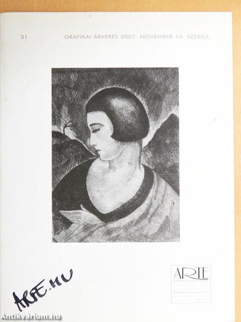 31. Grafikai árverés 2007. november 14. szerda