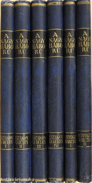 A nagy háború írásban és képben I-VI. (nem teljes sorozat)