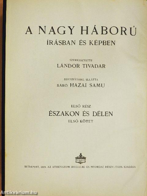 A nagy háború írásban és képben I-VI. (nem teljes sorozat)