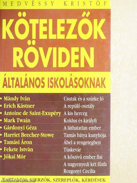 Kötelezők röviden általános iskolásoknak 2.