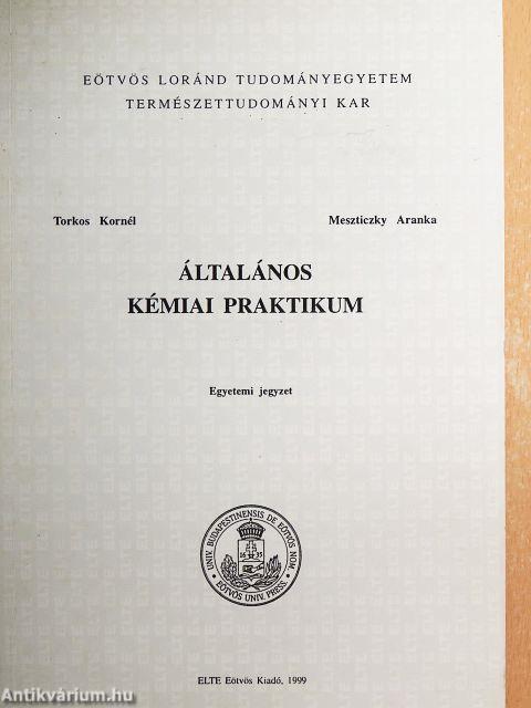 Általános kémiai praktikum