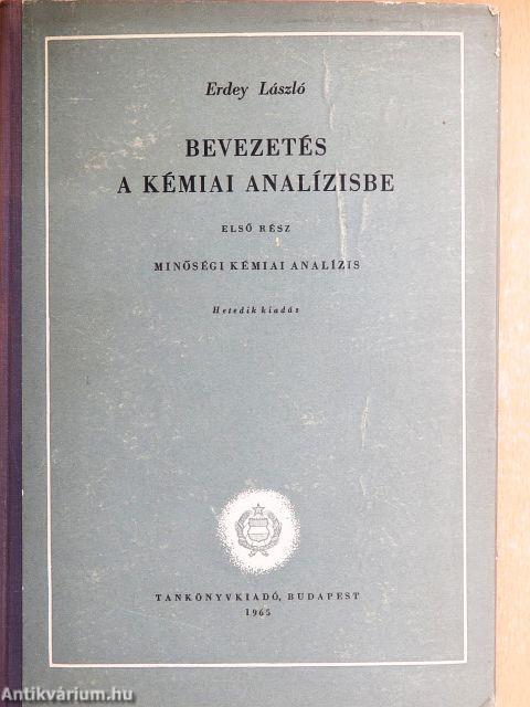 Bevezetés a kémiai analízisbe I.