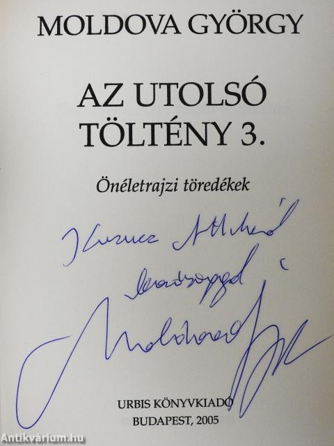 Az utolsó töltény 1-12. (dedikált példány)