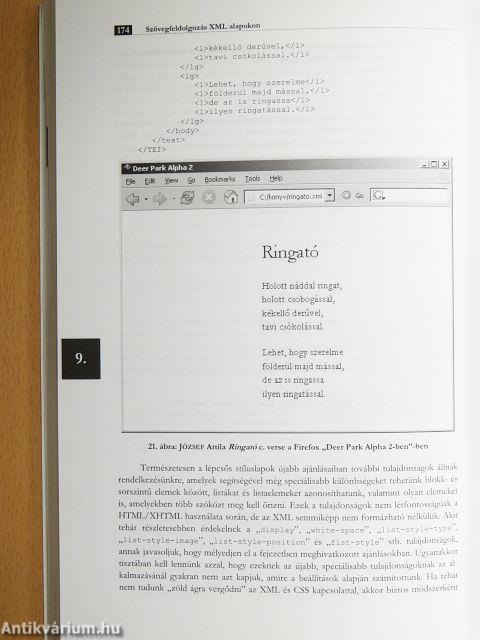 Szövegfeldolgozás XML alapokon