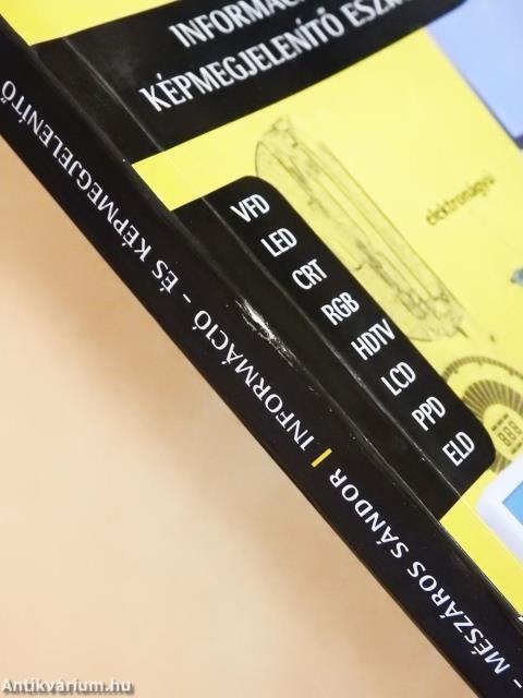 Információ- és képmegjelenítő eszközök (dedikált példány)