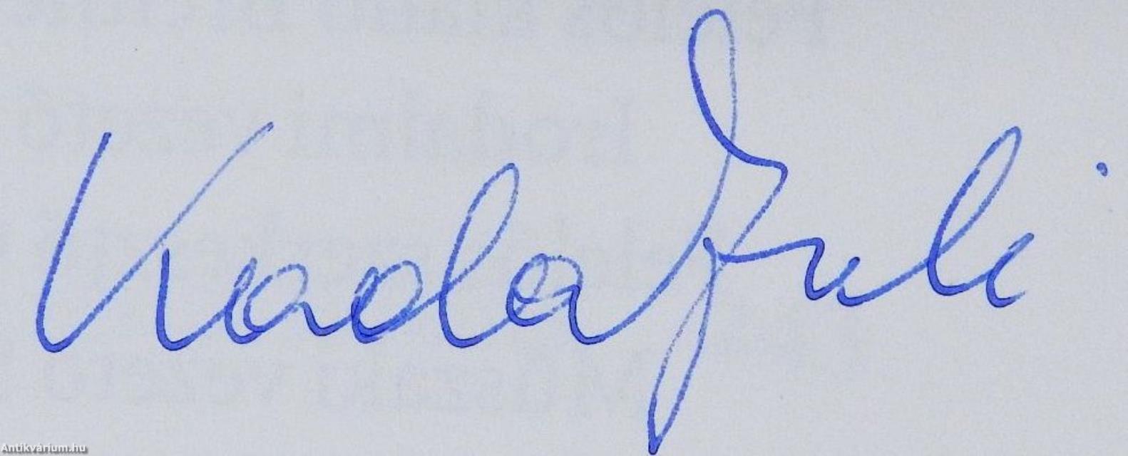 A vérünkben van (dedikált példány)