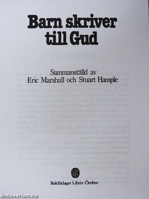 Barn skriver till Gud