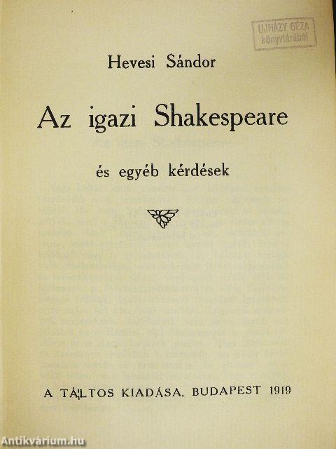 Az igazi Shakespeare